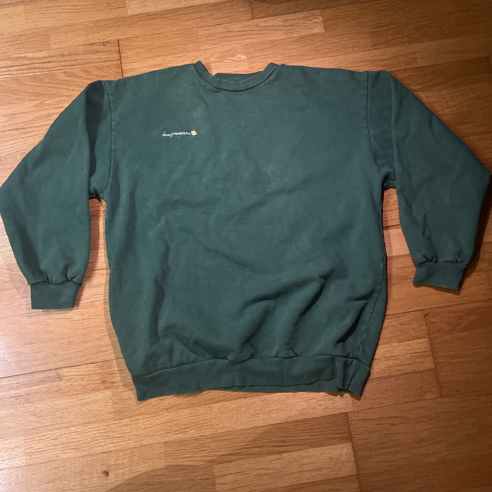Forest Green Heavy Manners Sweatshirt